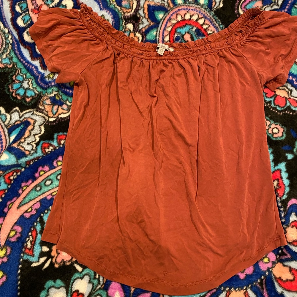 Charlotte russe off the shoulder top